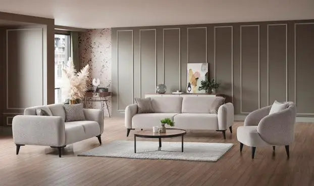 Ensemble de canapés NEVADA 3+2+1 #couleur_beige