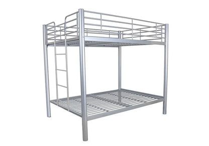 Lit superposé 4 places COLOSSE 140x190 cm en métal robuste – Sommier inclus 