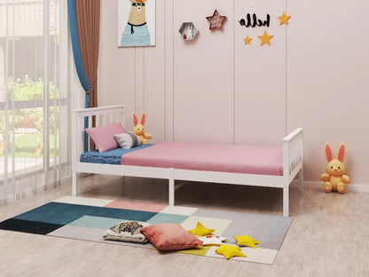 Lit 1 Place BATNA en Bois Blanc 90x190 cm