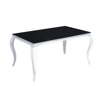 Table à manger BAROQUE chrome 