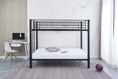 Lit superposé 4 places COLOSSE 140x190 cm en métal robuste – Sommier inclus 