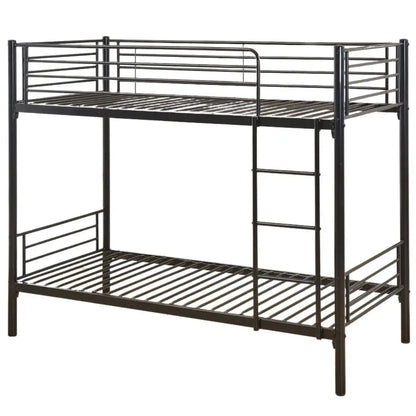 Lit superposé LUNA 1+1 Séparable en métal 90x190 cm sommier inclus 