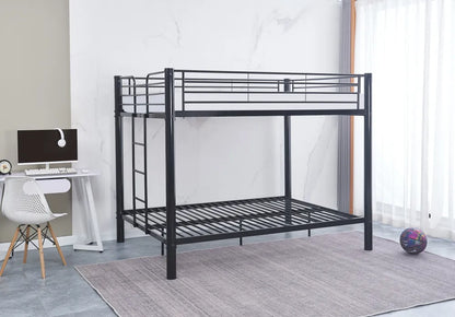 Lit superposé 4 places COLOSSE 140x190 cm en métal robuste – Sommier inclus 
