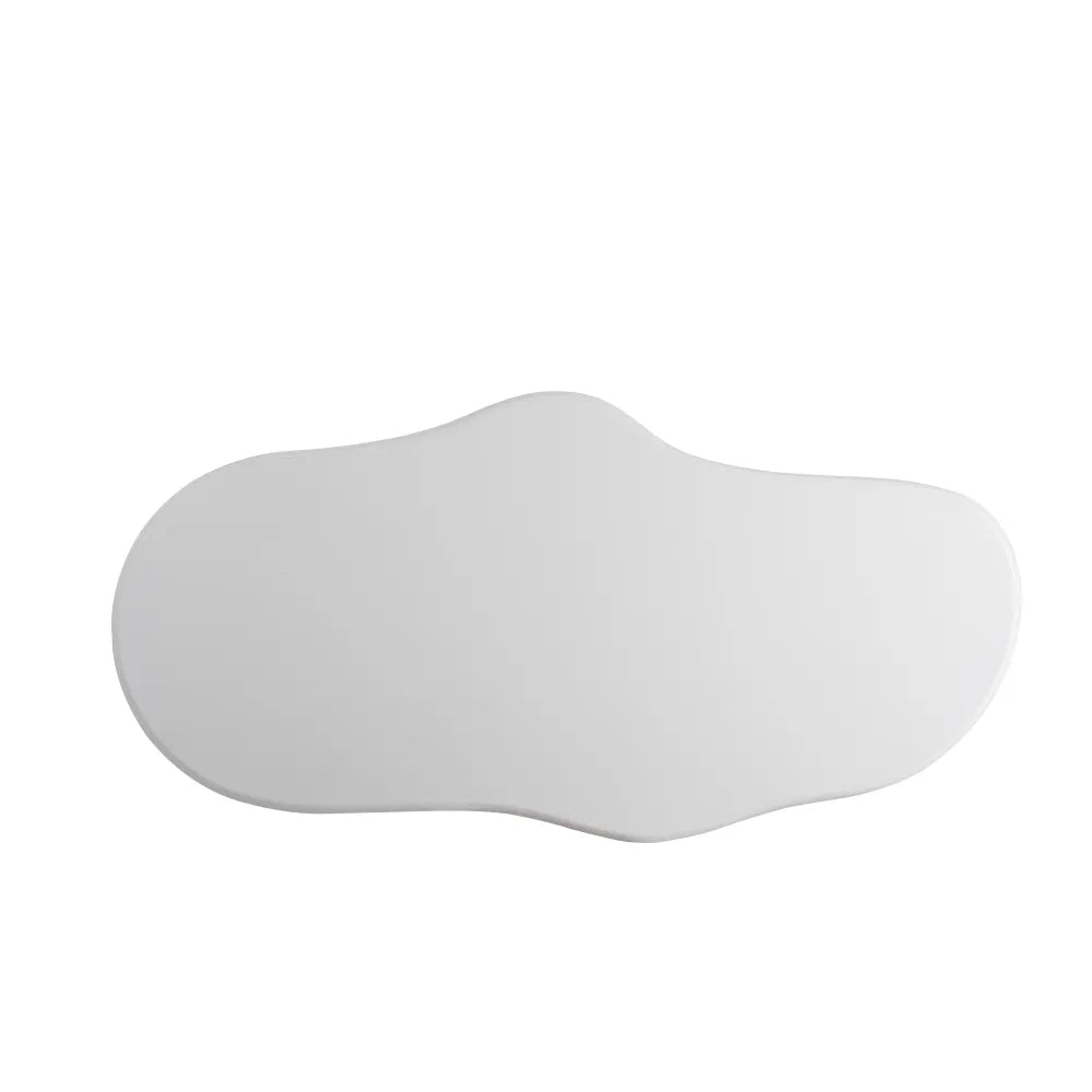 Table à manger design CURVE blanc MDF 180x90 cm
