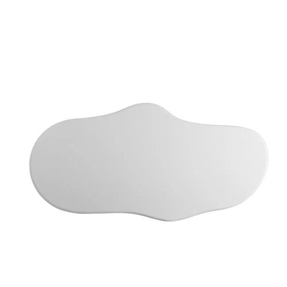 Table à manger design CURVE blanc MDF 180x90 cm
