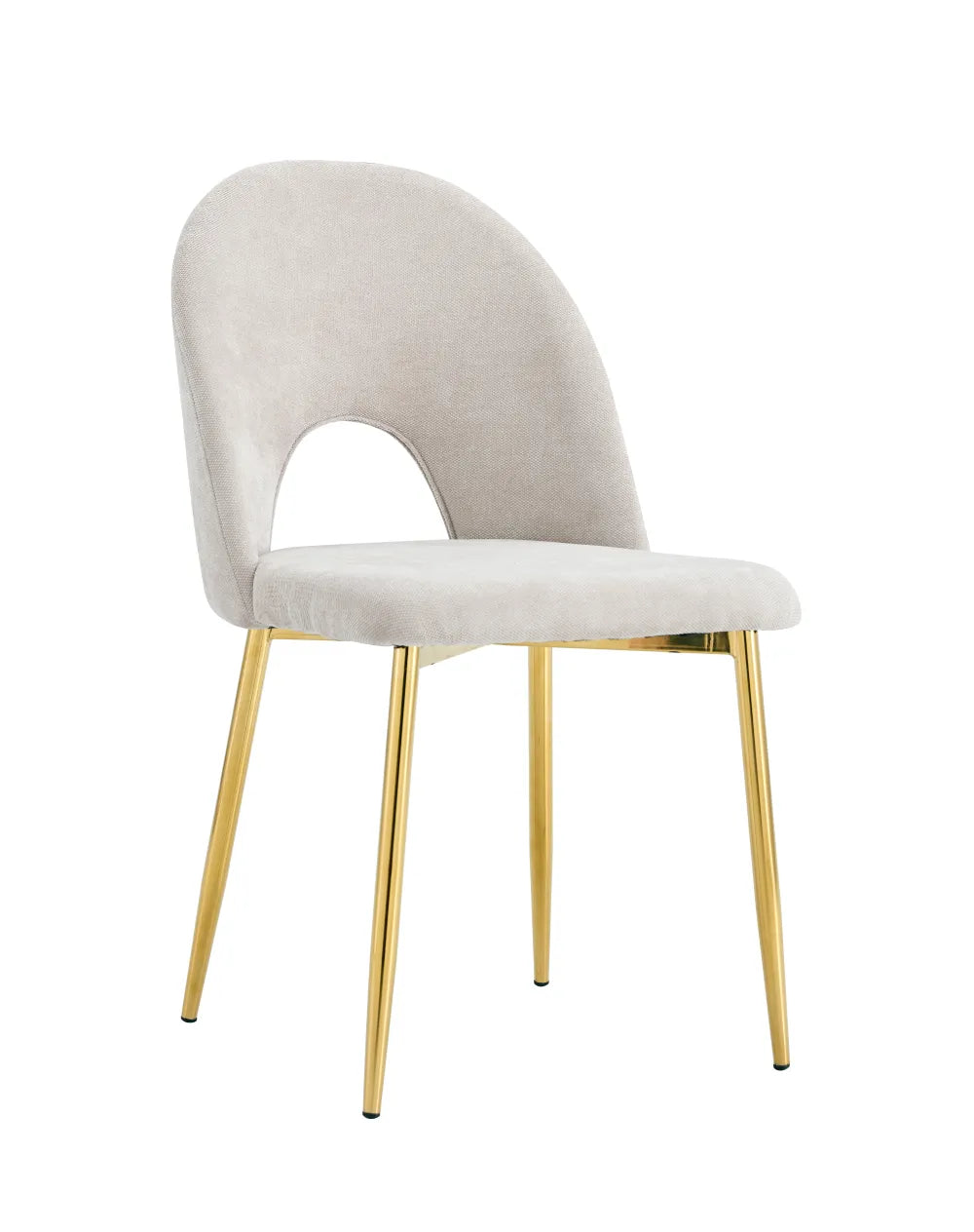 Chaise TEDDY gold #couleur_moka