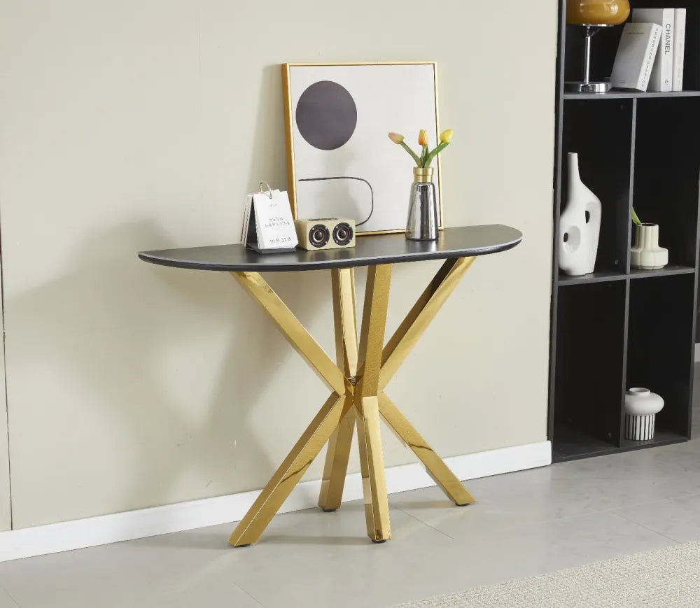 Console céramique OPHELIA gold #couleur_noir