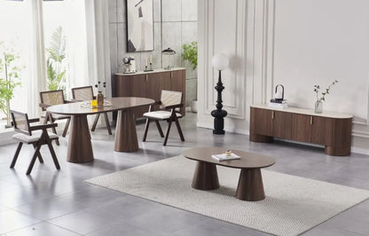 Table basse ICONE noyer 120cm