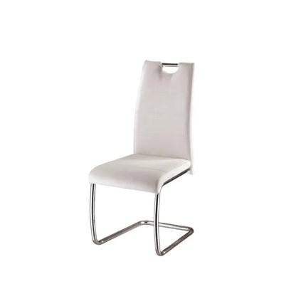 Lot de 6 chaises EAGLE pieds chrome velours 