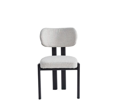 Lot de 4 chaises HERA pieds en bois noyer 