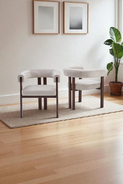 lot de 2 chaises LIORA taupe