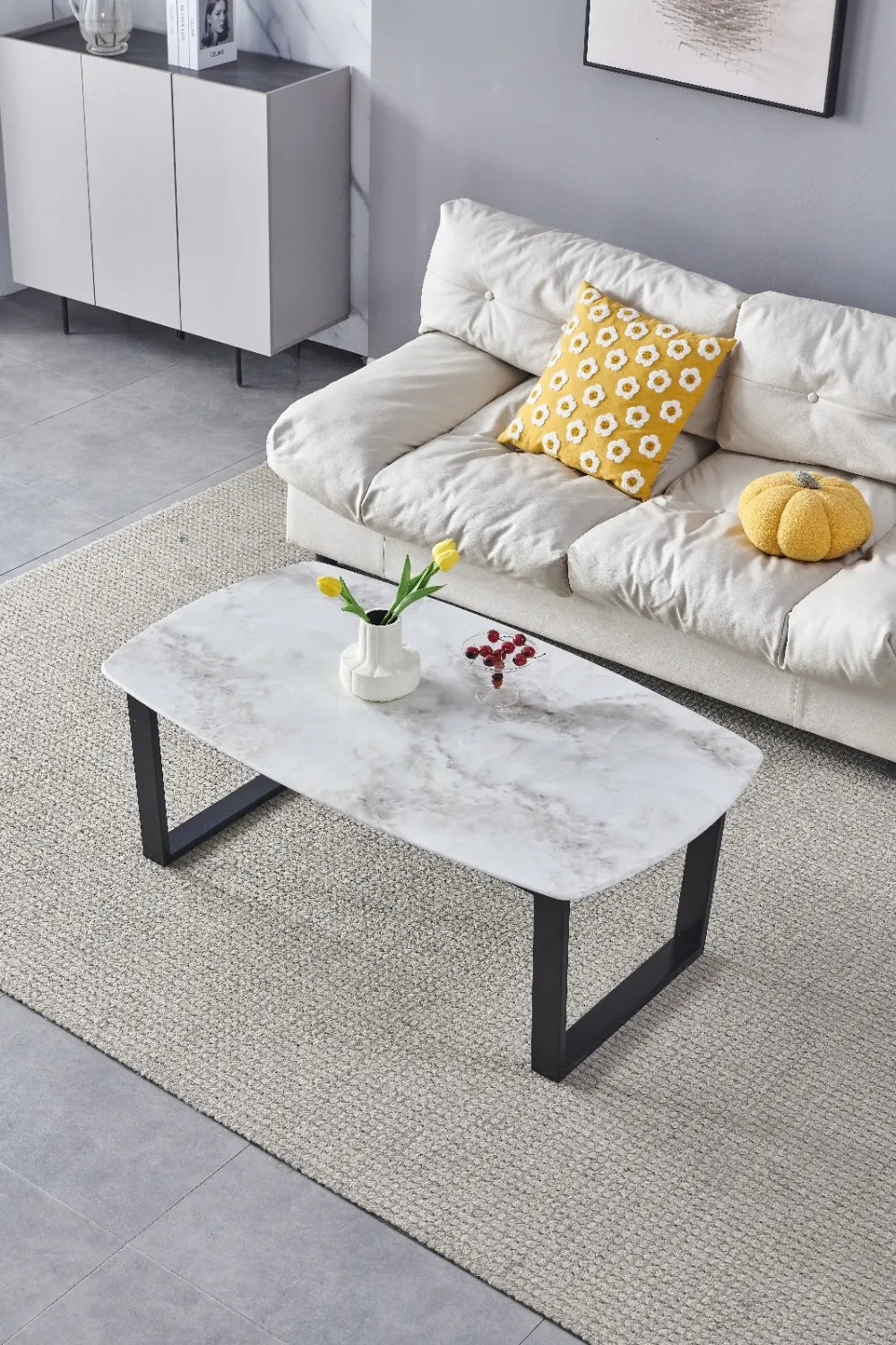 Table basse LOLA pieds noir