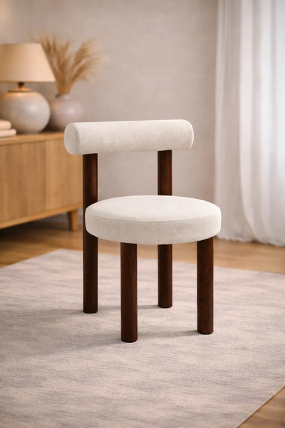 lot de 2 chaises IRINA beige peau de peche