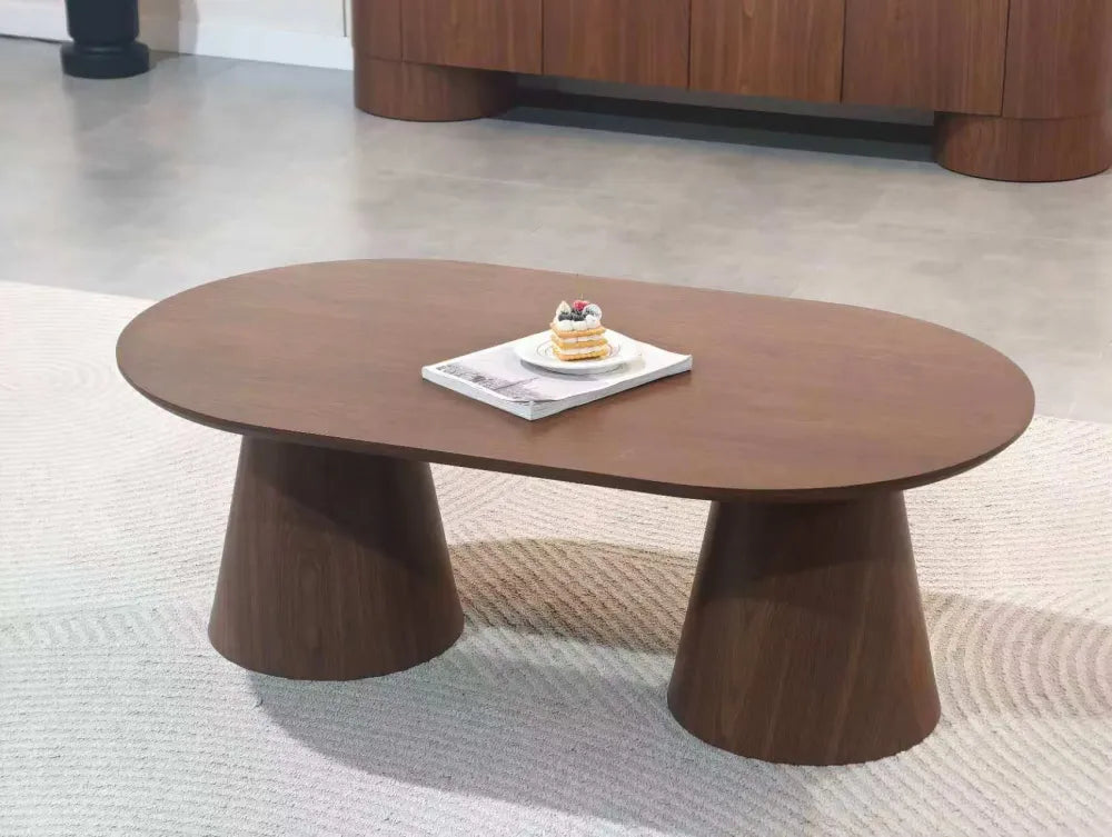 Table basse ICONE noyer 120cm