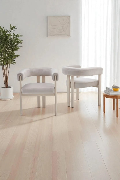 lot de 2 chaises LIORA taupe