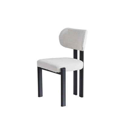 Lot de 4 chaises HERA pieds en bois noyer 