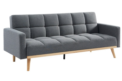 Canapé-lit scandinave ADANA en tissu 