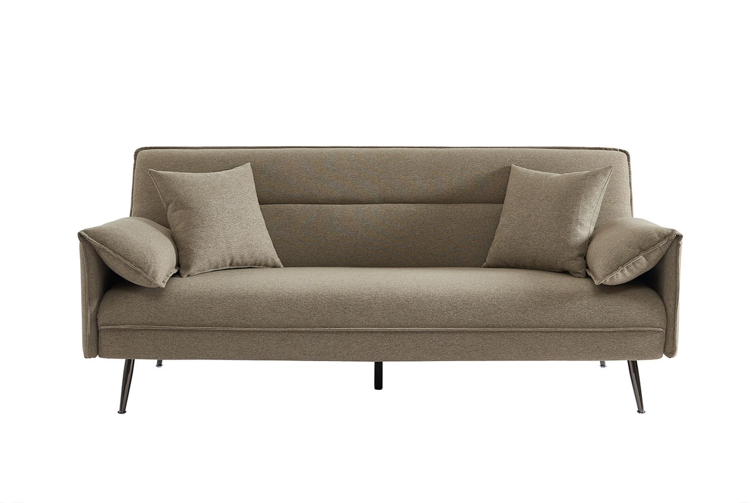 Canapé lit 3 places SIVAS en tissu #couleur_beige