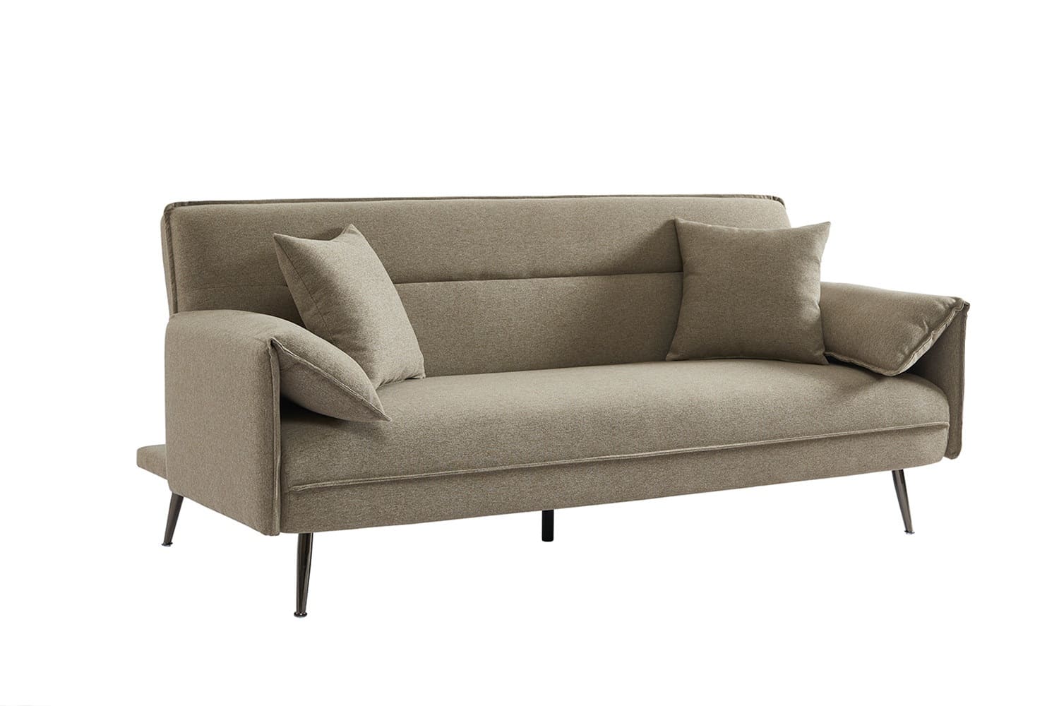 Canapé lit 3 places SIVAS en tissu #couleur_beige