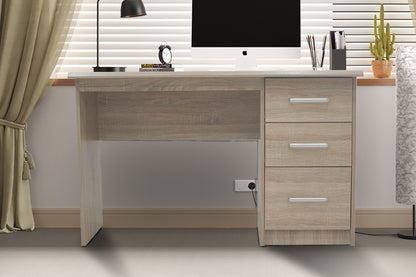 Bureau MATEO 3 tiroirs 120 cm 