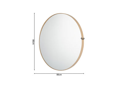 Miroir RIA 80x80 Chêne vieilli