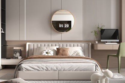 Miroir ROXY 80x80 Chêne vieilli