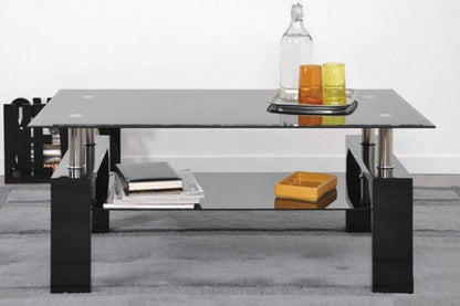 Table basse ALANA en verre trempé 