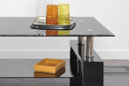 Table basse ALANA en verre trempé 