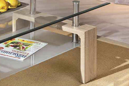 Table basse ALANA en verre trempé 