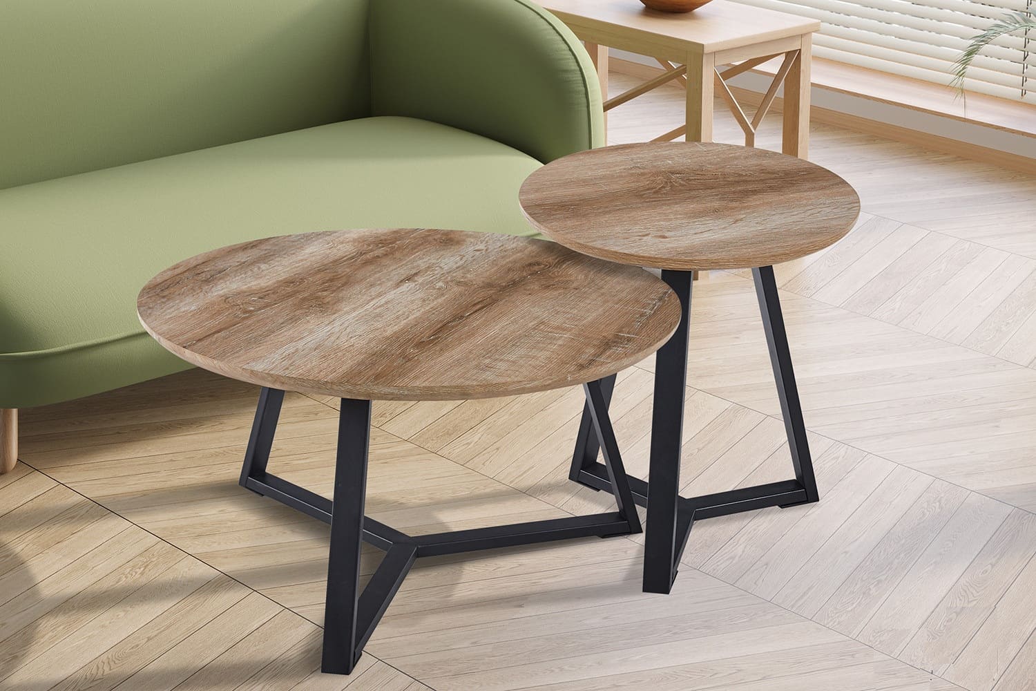 Table basse PASO 1 Chêne vieilli