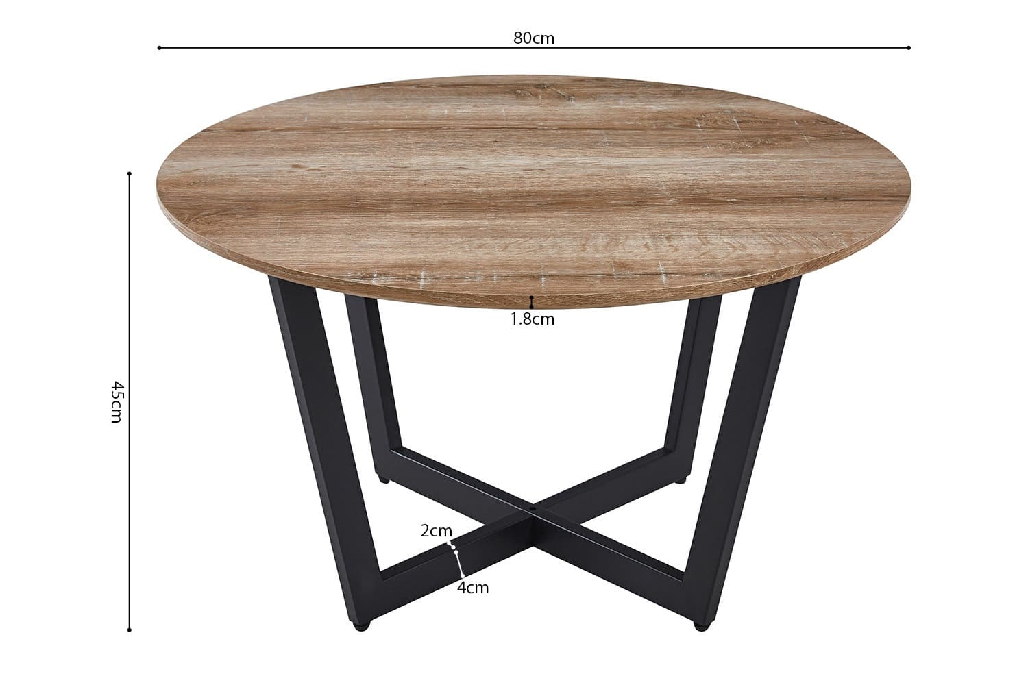 Table basse PASO 3 Chêne vieilli