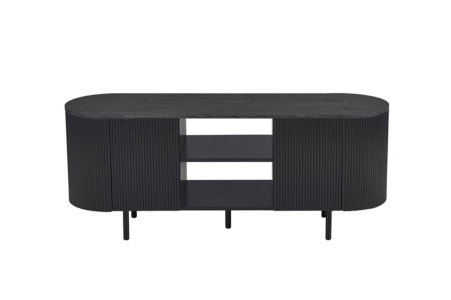 Meuble TV LAGOS 140 cm Brun foncé