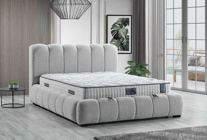 Lit coffre ALISSA en velours 