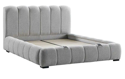 Lit coffre ALISSA en velours 