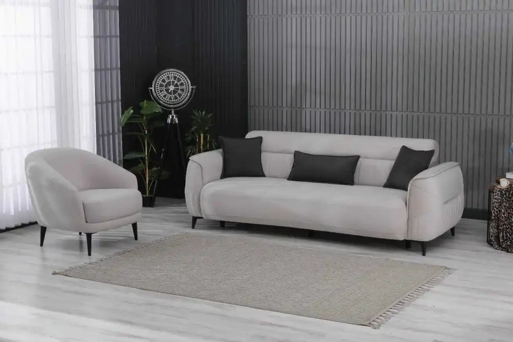 Ensemble de canapés 3+2+1 AVEGA beige