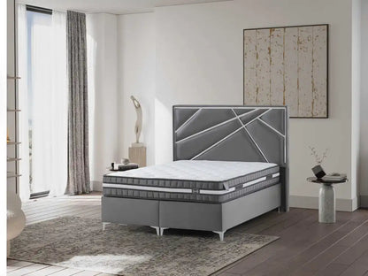 Lit coffre 160x200 RESITAL velours 
