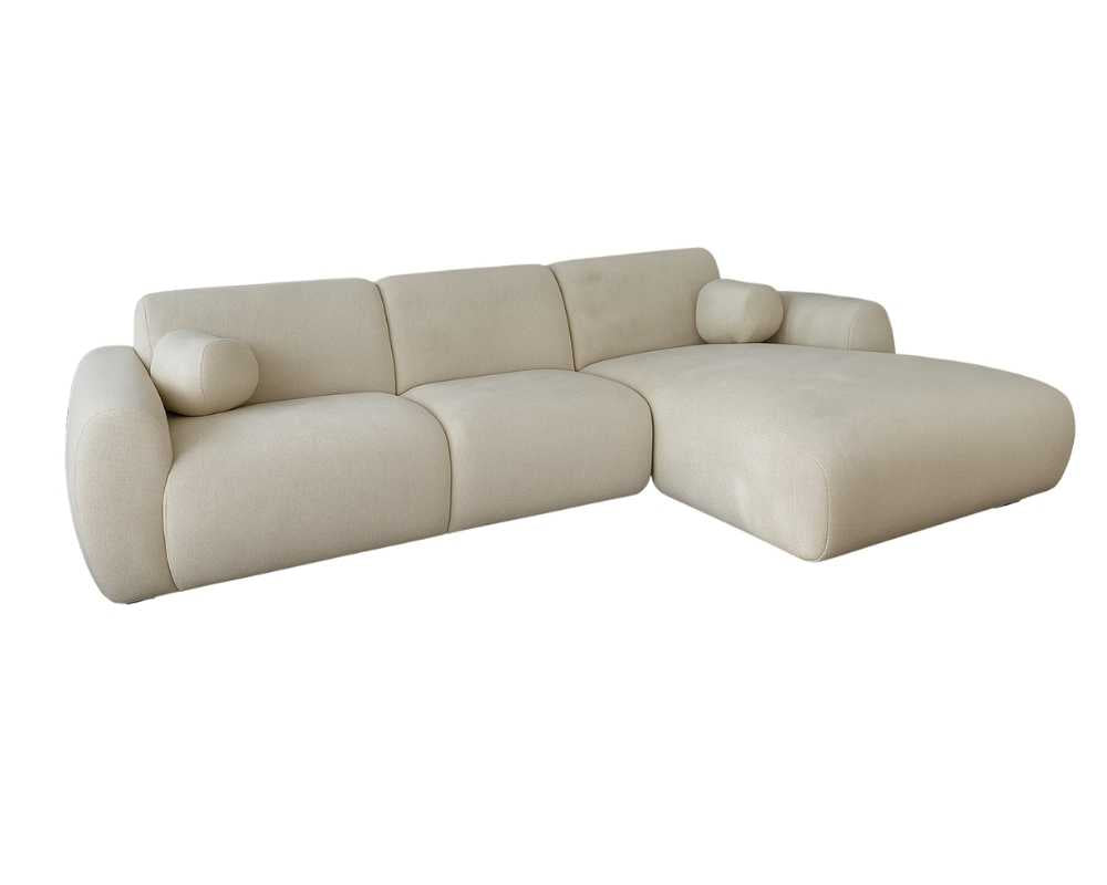 Canapé d'angle moderne CLOUD Easyclean #couleur_beige