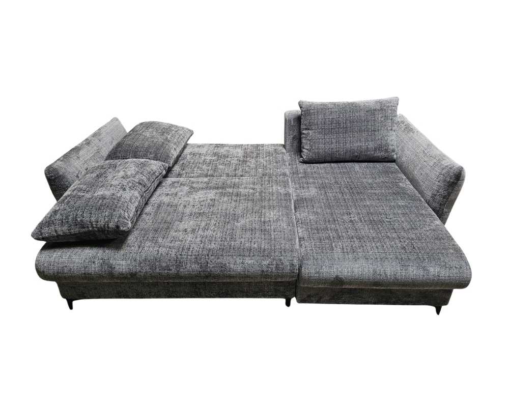 Canapé d'angle réversible FORTUNA convertible avec coffre #couleur_gris