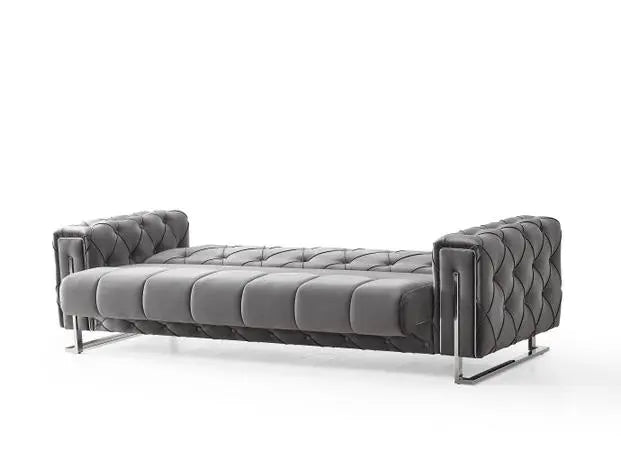 Ensemble de canapés PUNTO 3+2+1 convertibles #couleur_gris