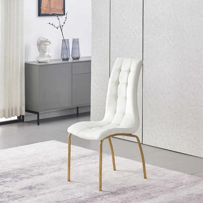 Lot de 2 chaises PARIS gold velours beige