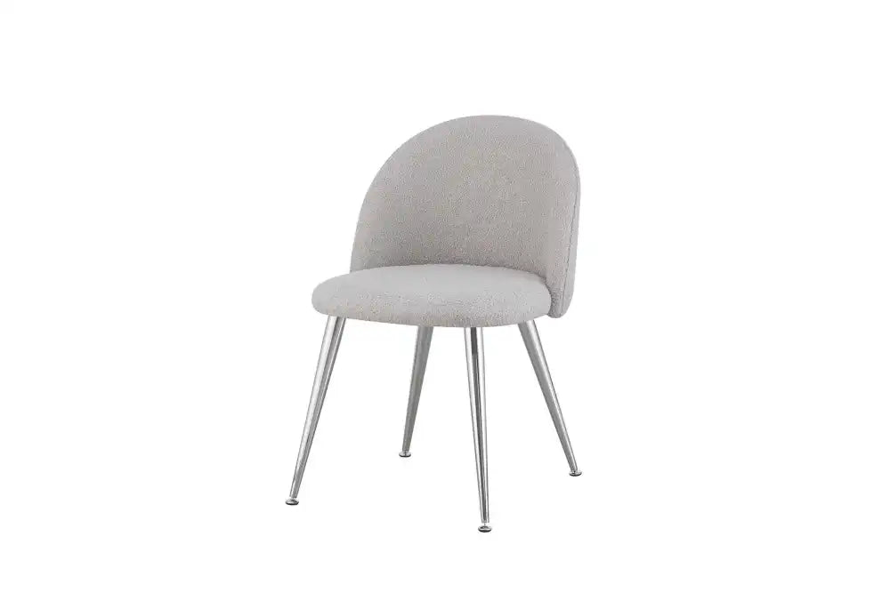 Lot de 2 chaises BM velours #couleur_gris