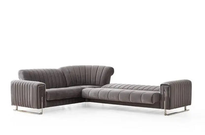 Canapé d'angle 6 places LINEA convertible 