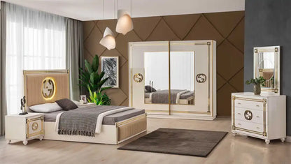 Chambre à coucher GUGGI Gold complète