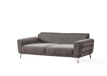 Ensemble de canapés BENTLY 3+2+1 capitonnés avec dossier basculant 